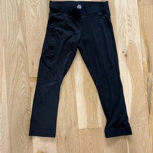 Adidas by Stella McCartney Black Mid-Calf Low-Rise Leggings